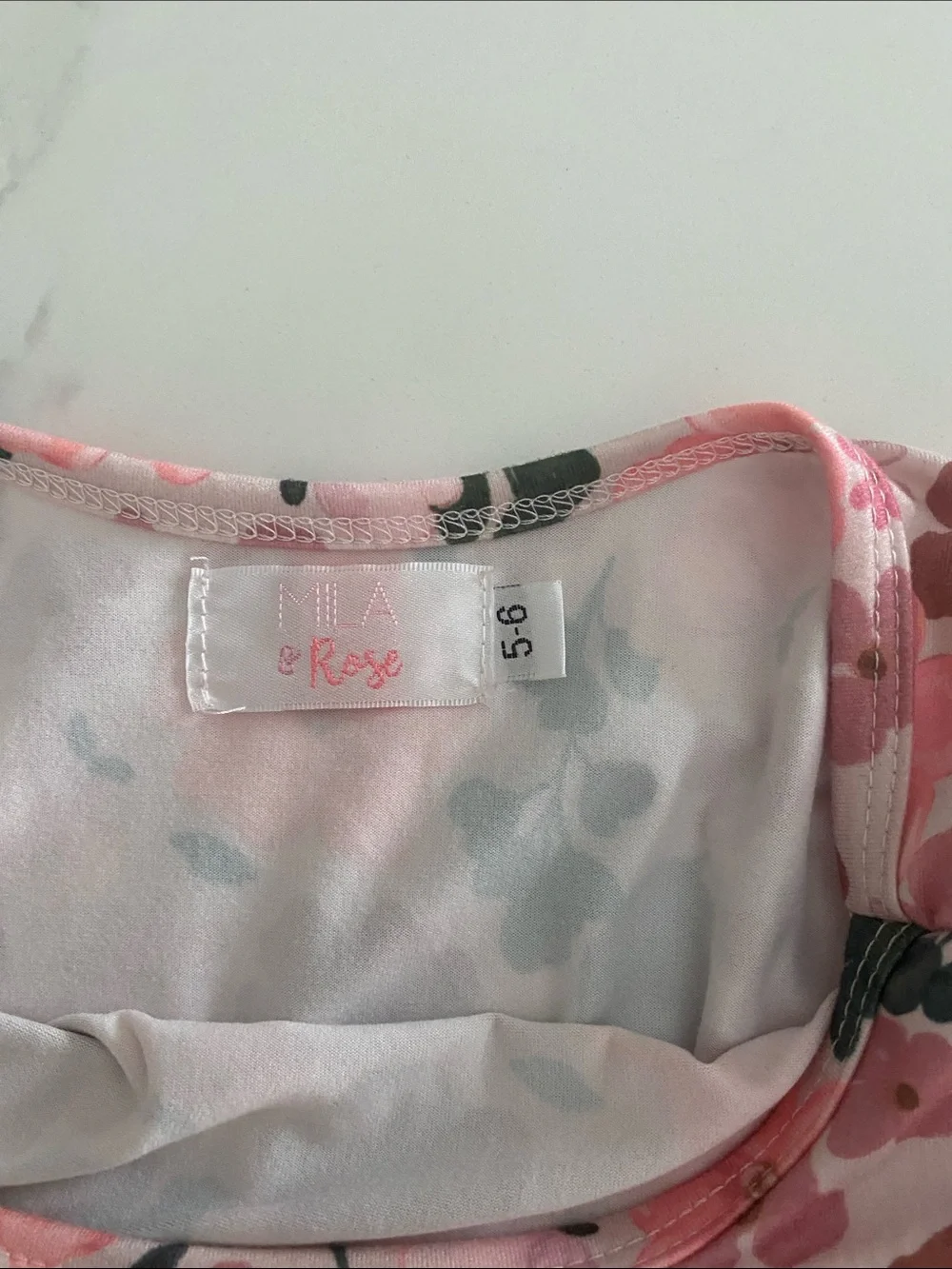 Mila & Rose Pretty Pink 3/4 Sleeve Pocket Twirl Dress Size 5/6